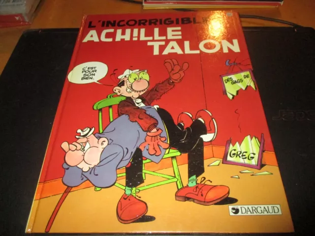 BD "L'INCORRIGIBLE ACHILLE TALON" Greg / EO DARGAUD 1983