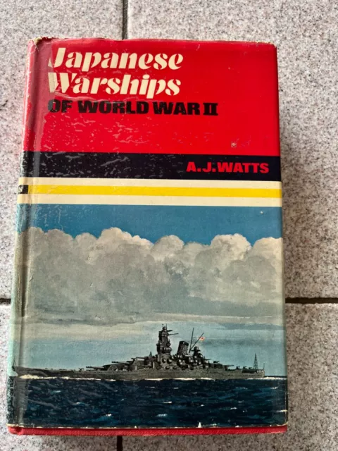 JAPANESE WARSHIPS OF WW2.  HARDCOVER / D/J NAVY REFERENCE 400p  BATTLESHIP