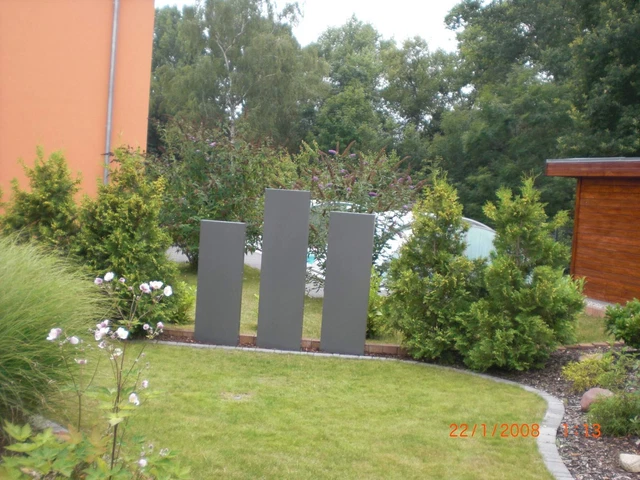 STELEN GRANIT STELEN Metall Sichtschutz Stelen Granit Stelen Garten