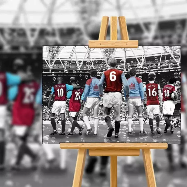 West Ham United Legends Canvas Design (26"x18")