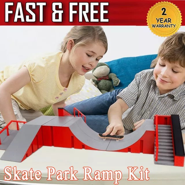 Skate Park Ramp Kit Tech Deck Mini Fingerboard Finger Board Ultimate Park Gifts*