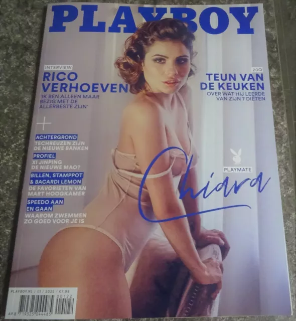 Playboy NL Dutch Nr.1 Januar 2022 Chiara 1/22 Niederlande 1/2022 Holland