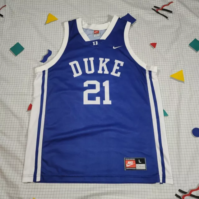 Nike, Shirts, Nike Team Sports Duke Blue Devils Authentic Basketball  Jersey 44 Cherokee Parks