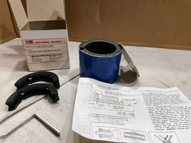 National Oilwell pump packing 661007005, Pack Set 25014-04M-B