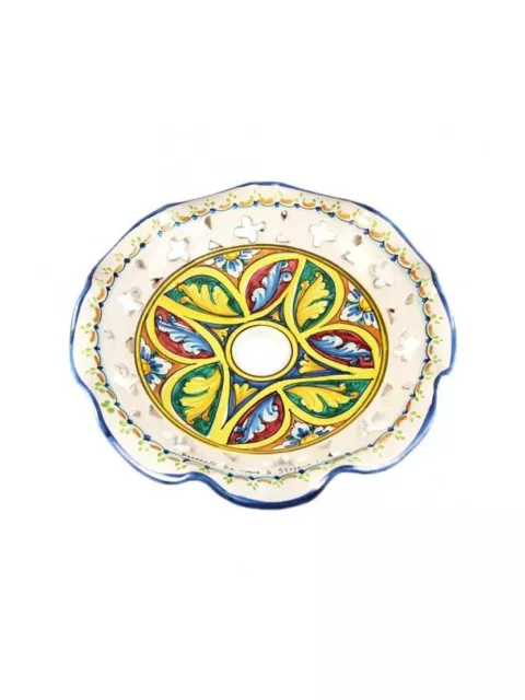 Plato de Cerámica para Lámpara Araña 30CM Santo Stefano Camastra Estrella / 30