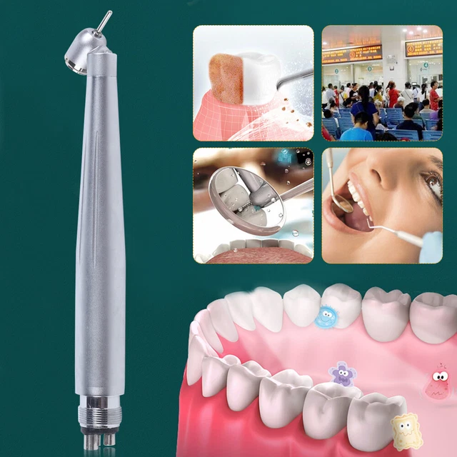 NSK Type 4 Hole/ External Screw Thread Dental TC4 Surgical Handpiece 55L/min 88g