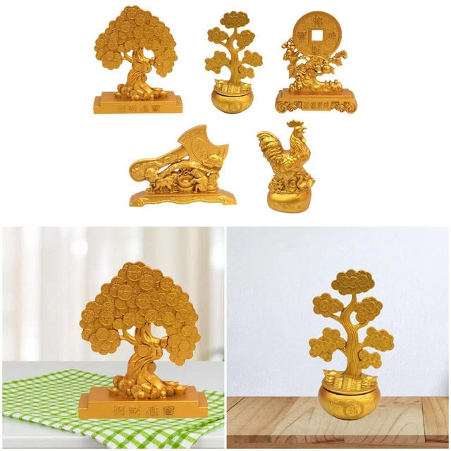 Figurine Grenouille Laiton - Amulette Feng Shui - Miniature Déco