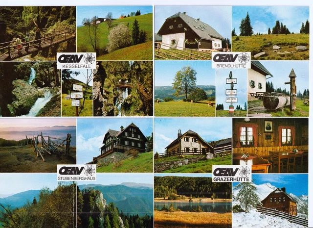 4 Stk. AK " 110 Jahre Alpenvereins-Sektion Graz " Steiermark.