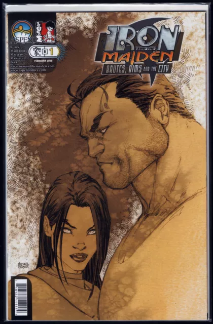 Michael Turner IRON AND THE MAIDEN VARIANT COVER SET Aspen US Comics NM Fathom