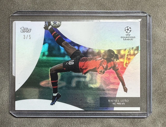 Carte Topps Rafael Leao AC Milan 125 Anniversario /99 - Édition Limitée Near Mint