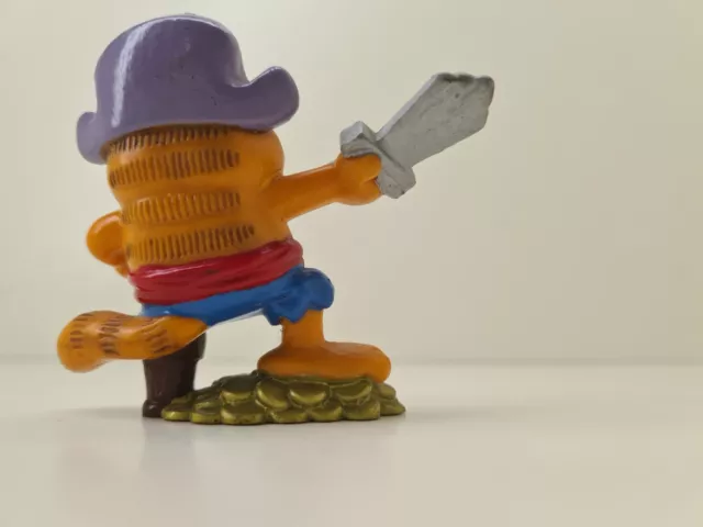 Garfield Figur Bully W.Germany 1981 Anhänger Pirat Piratenkapitän ca. 6 cm 3