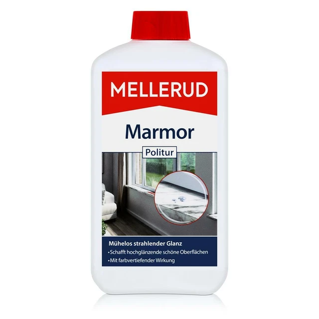 Mellerud Marmor Politur 500 ml - Vertieft Farbe und frisch auf