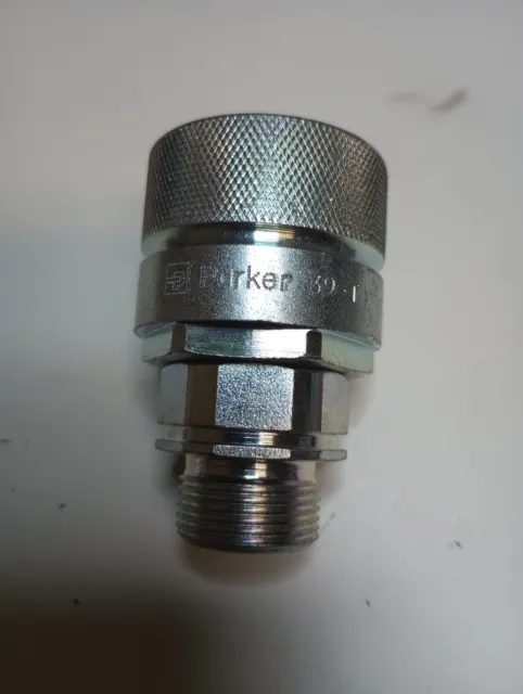 Parker Quick Connect Threaded Coupler 39-7  1 1/2 x 3/4