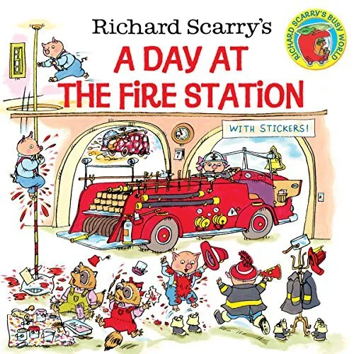 Richard Scarry's A Day at the Fire Station (Pictureback(R))