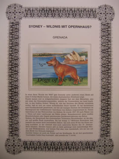 Irrtümer auf Briefmarken / Grenada 1993 Mi bl 328 : Sydney Opera House Australia