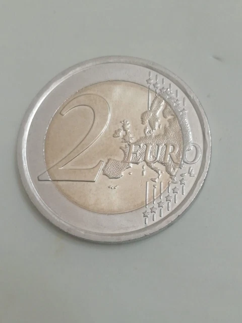 Pièce De 2 Euros "Polizia Di Stato" Italienne Avec Erreurs De Frappe - Collection Rare