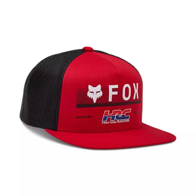 Fox Racing Herren X Honda Feuerrot Snapback Kappe Bekleidung Apparel Moto Mot