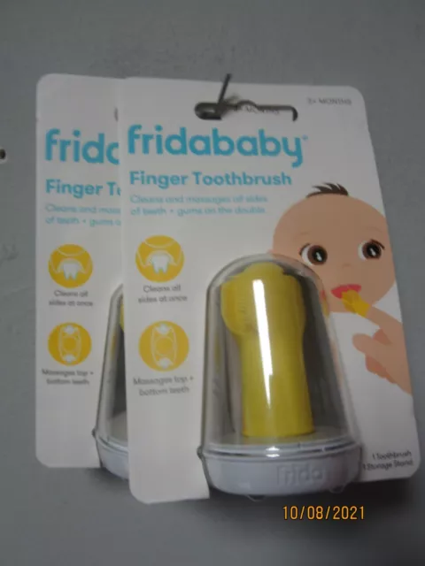 Fridababy Finger Toothbrush 3+ Months LOT OF 2!!