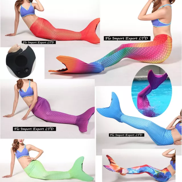 Costume Coda Sirena Ragazza Donna di Qualità Woman Swimsuit Mermaid Tail SMMY10