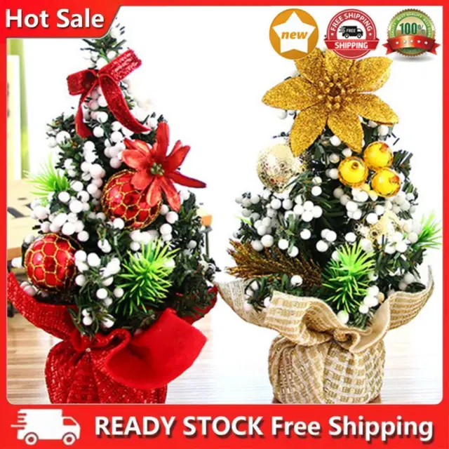 20CM Christmas Pine Tree Festival Theme for Home Office Party Decor Tabletop