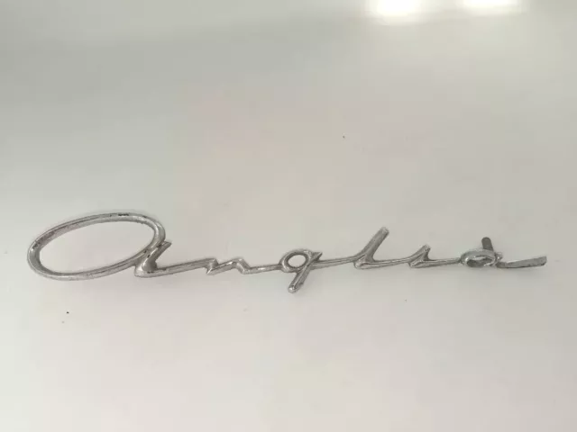 Vintage Metal Ford Anglia Logo Emblem  Issues