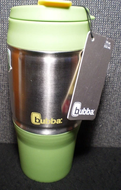 Bubba 18oz Stainless Steel Tumbler TRAVEL MUG No handle, Green, NWT!