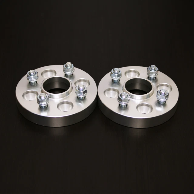 20mm Hubcentric Wheel Spacers - 4x114.3 - 64.1 - 12x1.5 - For Acura & Honda