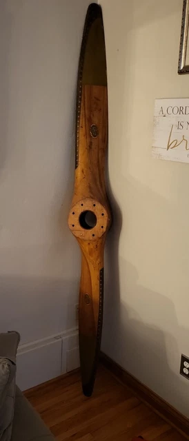 Vintage 1940'S Wood Wooden Fahlin Airplane Propeller