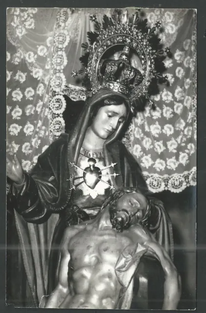 Estampa antigua de la Virgen andachtsbild santino holy card santini