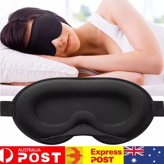 Travel Sleep Eye Mask Soft 3D Memory Foam Padded Shade Cover Sleeping Blindfold
