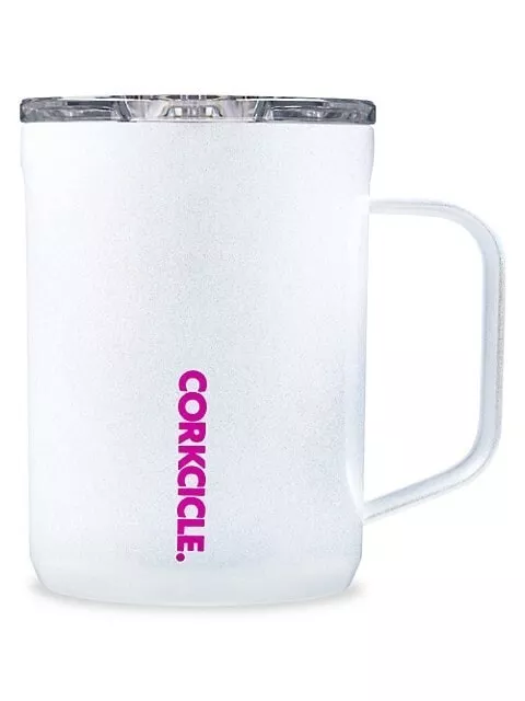 New Corkcicle 16 Oz Stainless Steel Unicorn Magic Coffee Mug Triple Insulated