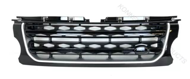 Land Rover Discovery 4 Front Grille Black Silver Facelift 2014+ Fits 2009-13 LR4