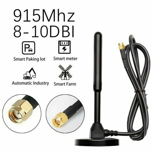 HIGH 915MHZ 8-10dBi Helium Hotspot Miner Base LoRa Antenna For RAK Nebra Bobcat