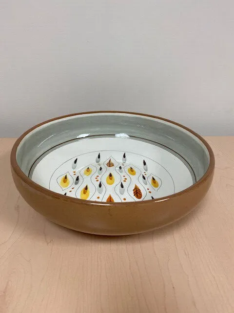 Stangl Pottery Amber Glo large 12" serving bowl