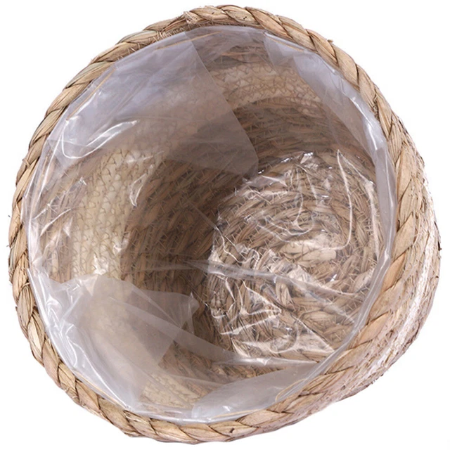 Cestini Per Piante In Tessuto Non Tessuto - 10 Pezzi Rete Resistente Per Coltivazione, Vaso Per Orto E Giardinaggio, Nero