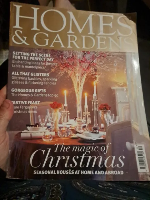 Homes & Gardens Magazine December 2006 Back Issue Id: