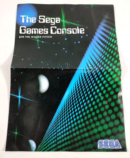 Dépliant Catalogue Jeux Sega Master System – Bon état – Envoi Rapide