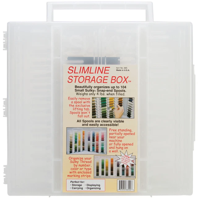 Sulky Slimline Storage Box-13"X13"X2" -885