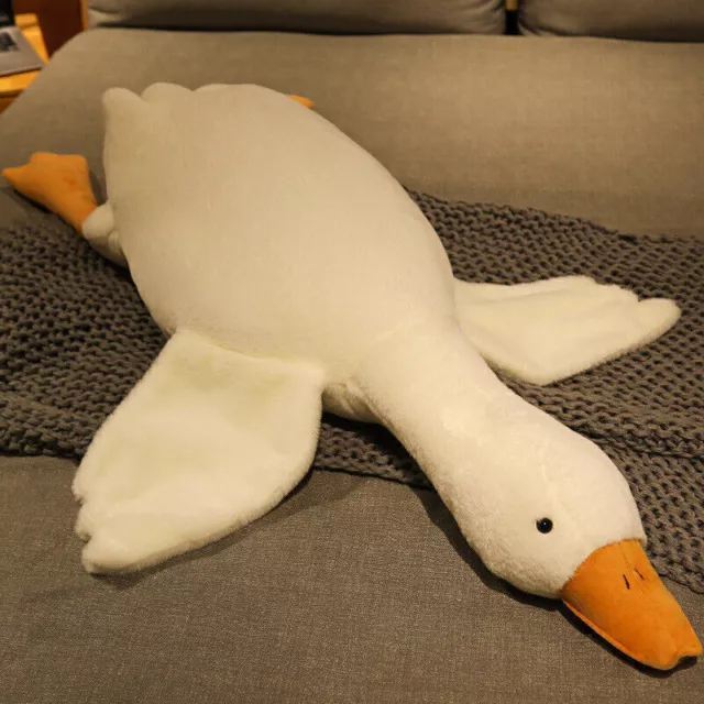 50-130cm Cute Big Goose Plush Toys Soft Stuffed Sleeping Pillow Dolls Kids Gifts