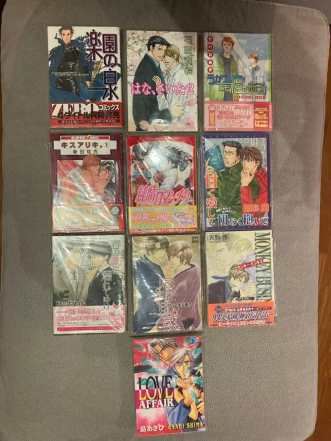 Lotto Manga Yaoi 10 volumi Youka Nitta Kisu Ariki Junjou Romantica Amano Kai