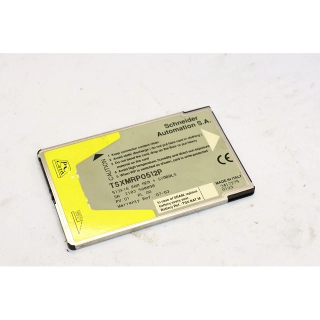 Schneider Automation TSXMRP0512P 512K16 RAM MEM + symbols (B1238)