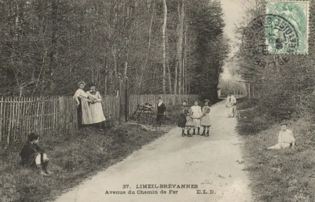 LIMEIL BRÉVANNES-Avenue du Chemin de Fer CPA Saintry - L'Arcadie (180246)
