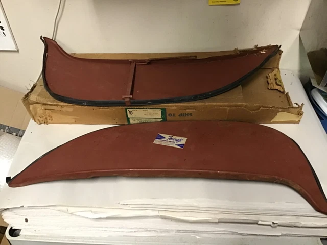 Nos foxcraft 1965 FORD FAIRLANE FENDER SKIRTS fws-65 hot rod Nos foxcraft 1965 FORD FAIRLANE FENDER SKIRTS fws-65 hot rod
