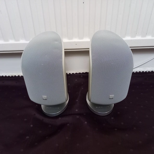 100W WHITE B&W M1 mk2 bowers & wilkins BOOKSHELF speakers SURROUND