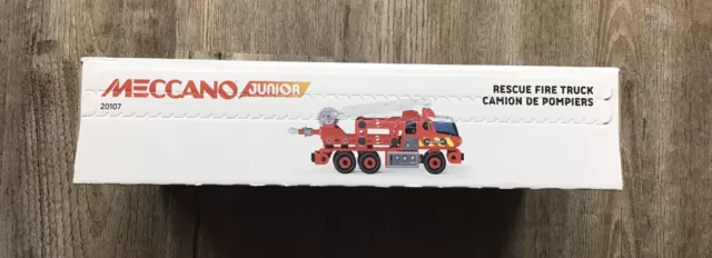 Meccano Junior Rescue Fire Truck Building Set Lights And Sound With Tools🇺🇸 2