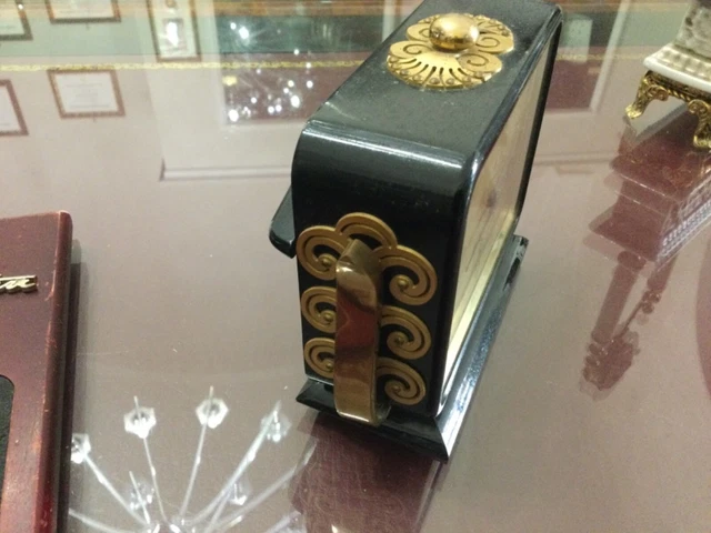 Orologio Da Tavolo Scrivania Meccanico.vintage.national Watch,Swiss Made 30 Days 2