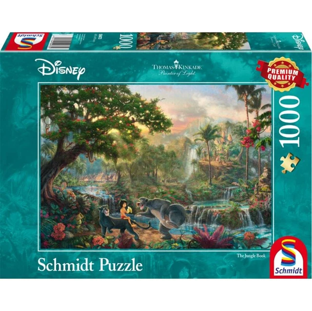 THOMAS KINKADE DISNEY The Jungle Book Jigsaw Puzzle 1000 pieces £13.49 ...