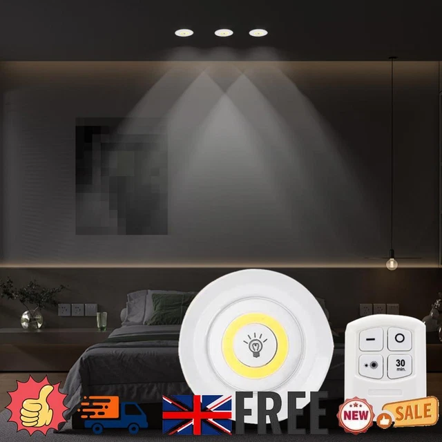 COB LED UNDER Light Dimmable Kitchen Cupboard Light for