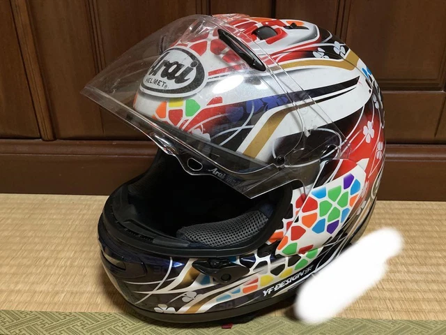 Arai Full face helmet RX-7X NAKAGAMI GP2 Size M SNELL PB-SNC2 Used NoBox