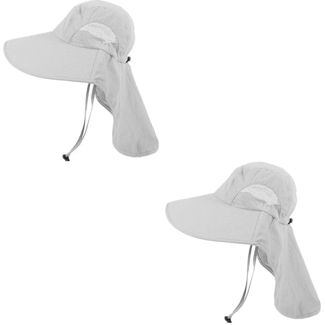2 Pieces Chapeau De Pêcheur Chapeau De Seau D'été Bonnet À Séchage